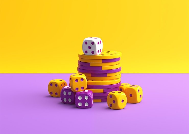 Player account balance and stake selection interface